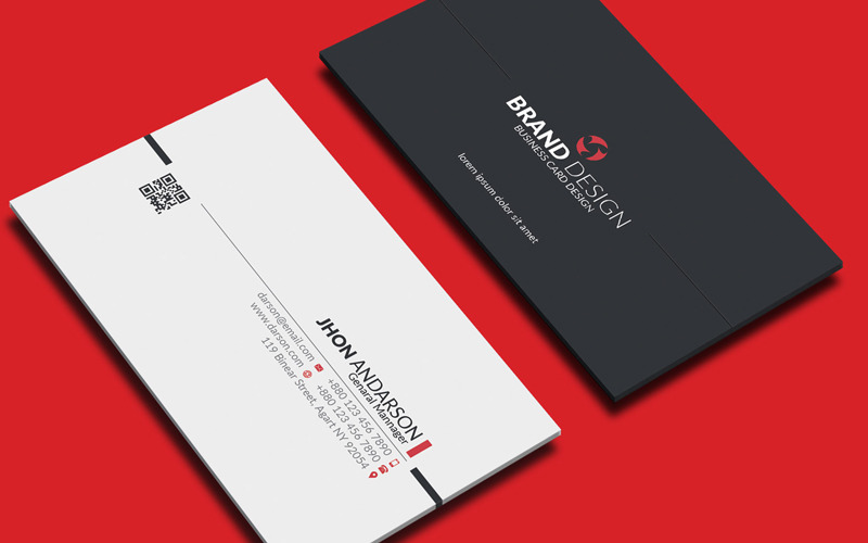 Jhon Andarson - Creative Business Card Corporate Identity