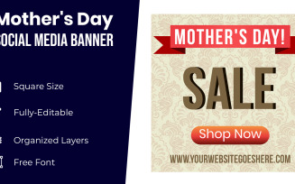 Mothers Day Banner Design