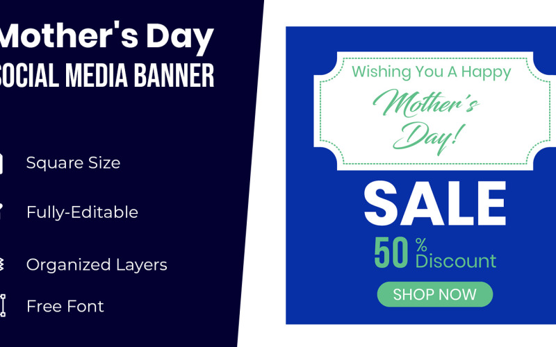 Mothers Day Creative Banner Design Corporate Identity