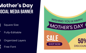 Super Sale Mothers Day Banner