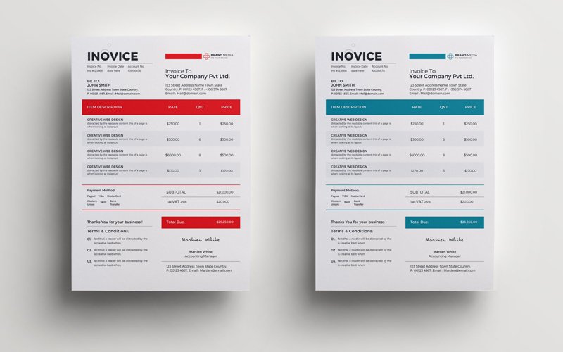 Template #179209 Accounting Bill Webdesign Template - Logo template Preview