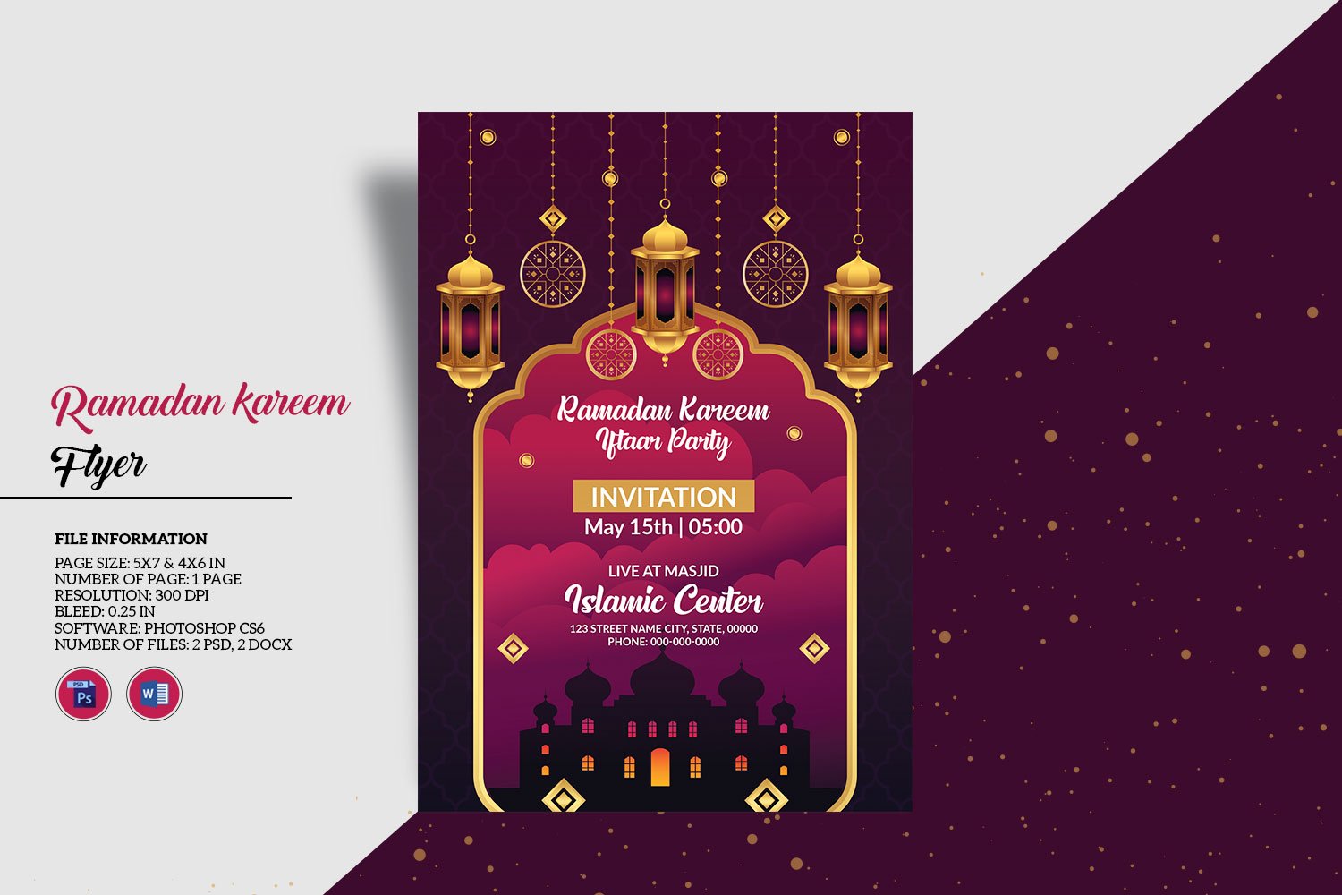 Kit Graphique #179213 Iftar Ramadan Divers Modles Web - Logo template Preview