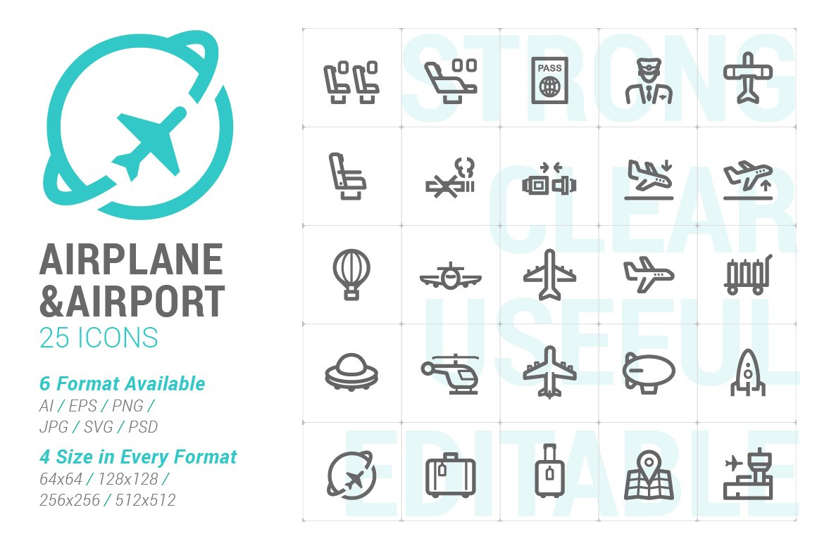 Kit Graphique #179293 Airport Plan Divers Modles Web - Logo template Preview