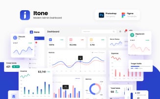 Itone - Modern and Dynamic Admin Dashboard UI Elements