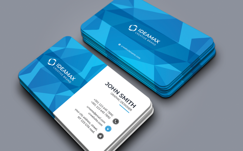 Сorporate Business Card v56 Corporate Identity