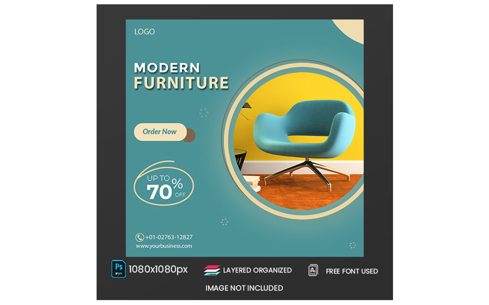 Template #179342 Design Furniture Webdesign Template - Logo template Preview