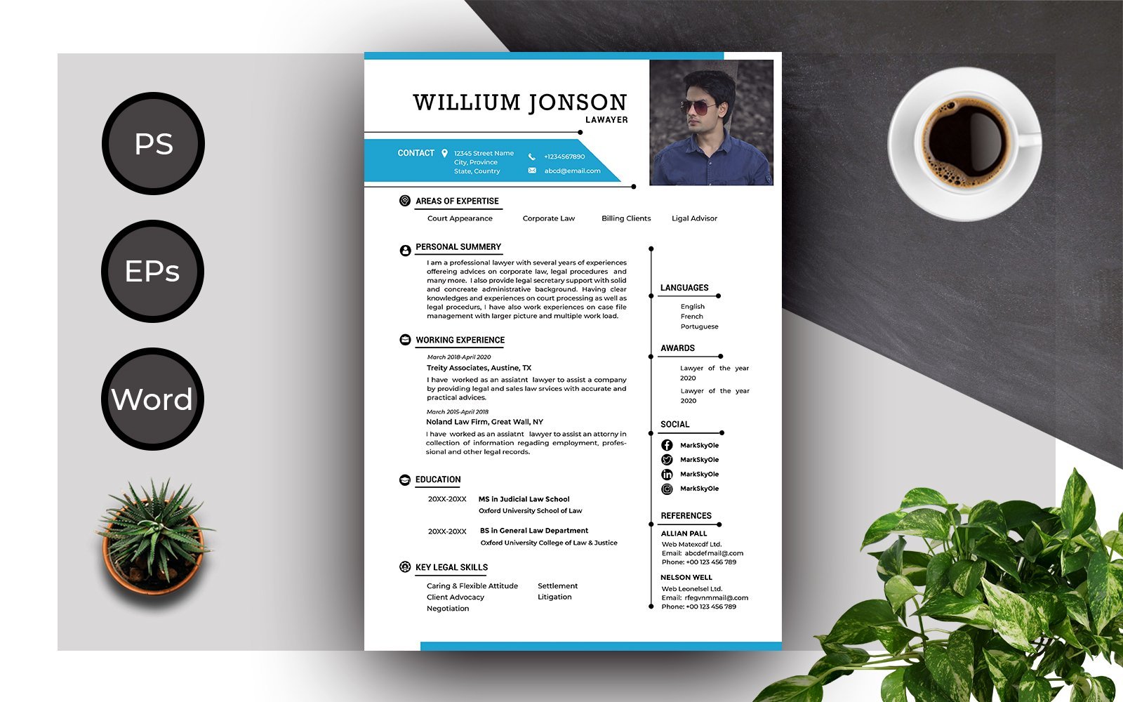 Kit Graphique #179352 Resume Cv Divers Modles Web - Logo template Preview