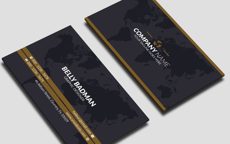 Belly Badman - Corporate Business Card Vol 88 Corporate Identity