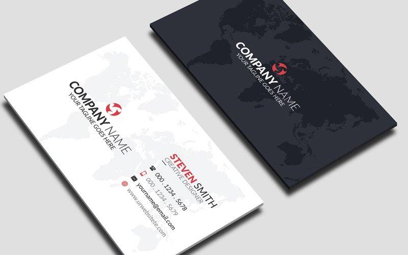 Company Name - Corporate Business Card Corporate Identity