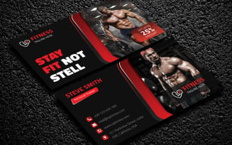 Gym / Fitness Business Card