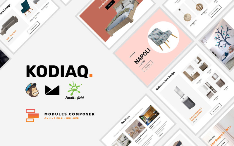 Kodiaq - E-Commerce Responsive Email for Agencies, Startups & Creative Teams Newsletter Template