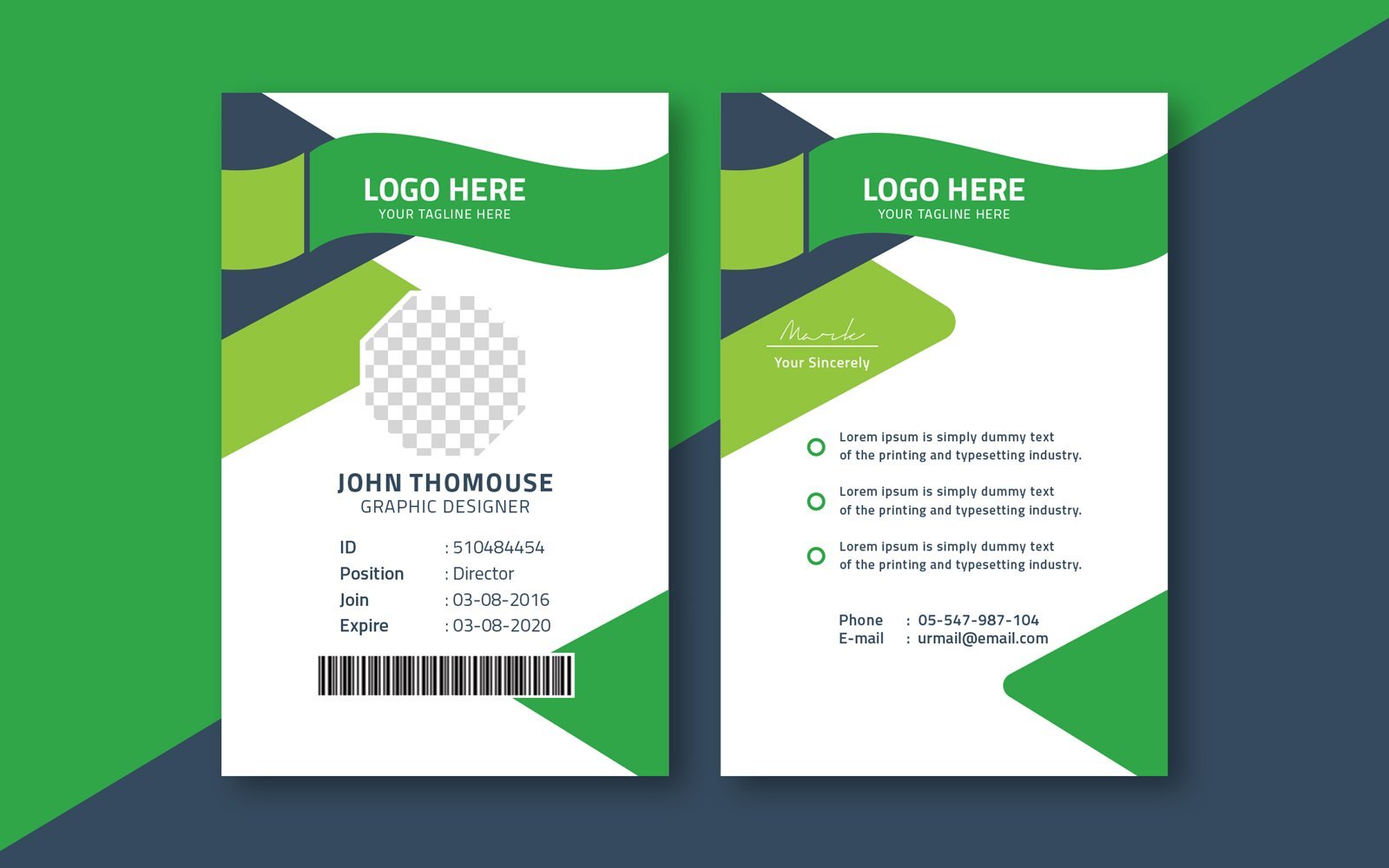 Template #179409 Card Card Webdesign Template - Logo template Preview