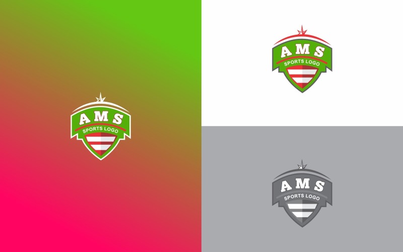 AMS Sport Logo symbol Design Logo Template