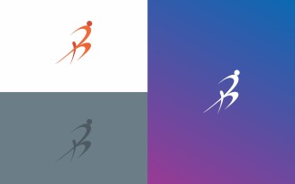 Beam Fitness Logo symbol Design Template