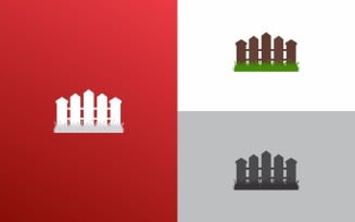 Fences 3 Logo symbol Design Template
