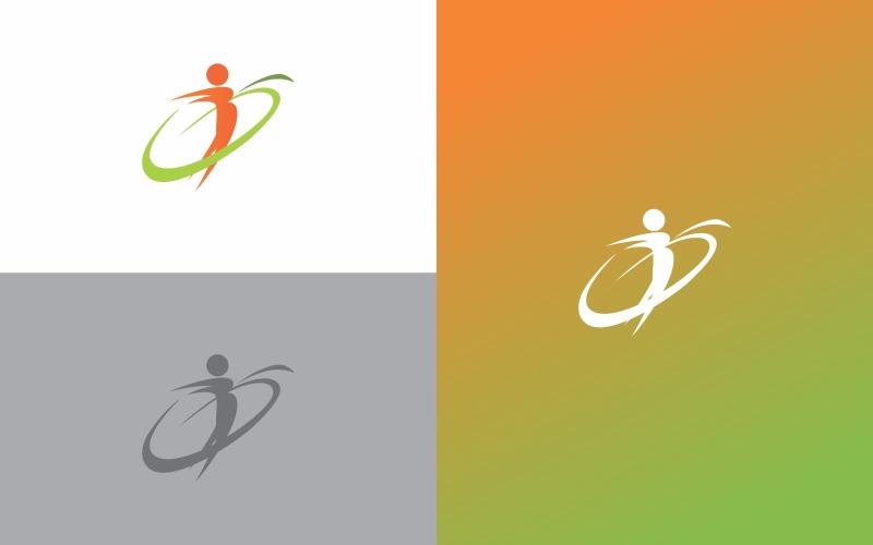 Fitness 2 Logo symbol Design Template Logo Template