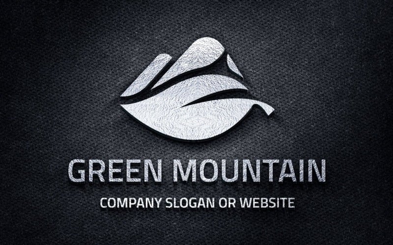 Green Moutain Logo template Logo Template