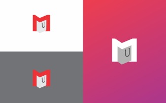 M Mart Logo Shopping Bag Symbol Design Template