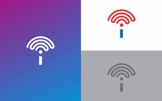 Wi-Fi Point Logo symbol Design Template