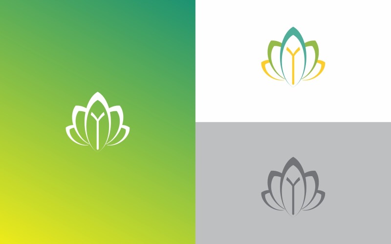 Yoga and Massage Logo symbol Design Logo Template