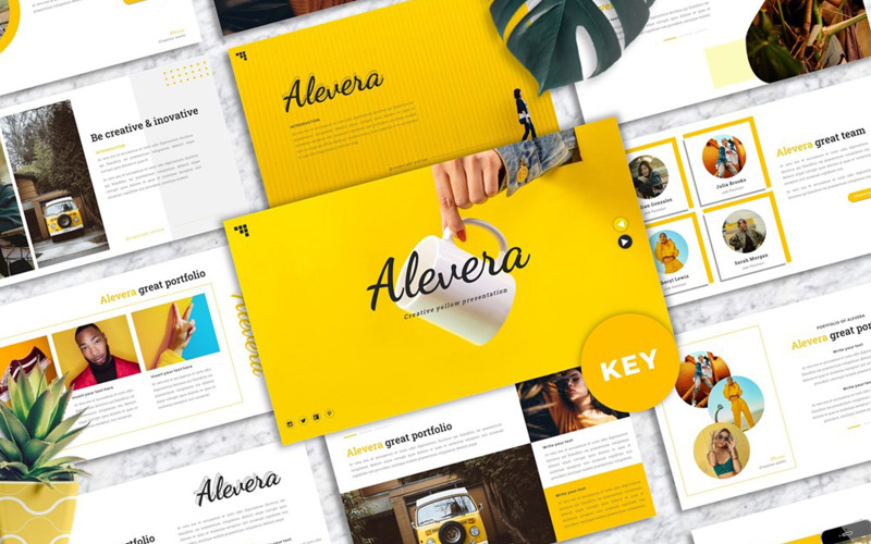 Alevera - Creative Keynote Keynote Template