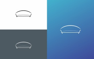Couch & Сardingar Logo symbol Design Template