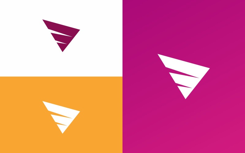 Creative 3rd Logo Aviation symbol Design Template Logo Template