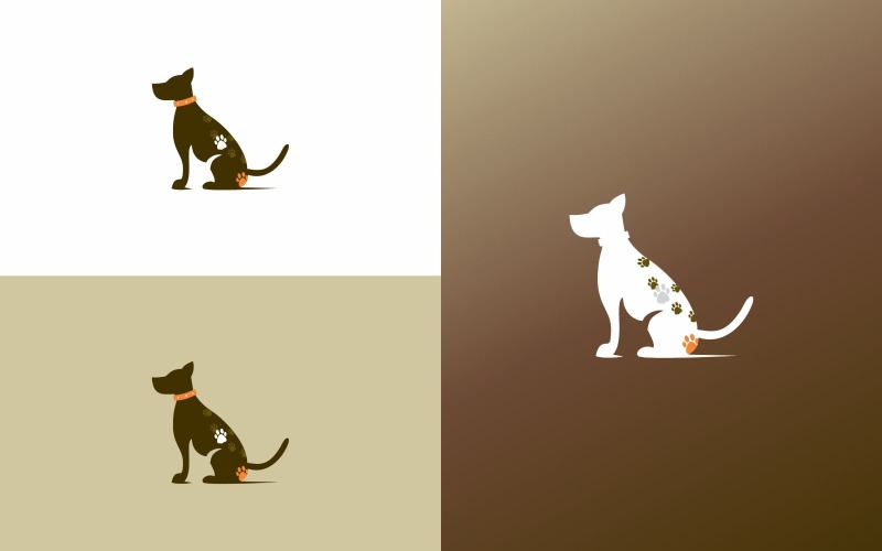 Dog Walkers 4th Logo symbol Design Template Logo Template