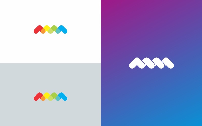 MM Logo Symbol Design Template Logo Template