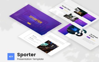 Sporter - Gaming Esport Keynote Template