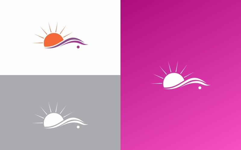 Sunshine Logo Symbol Design Template Logo Template