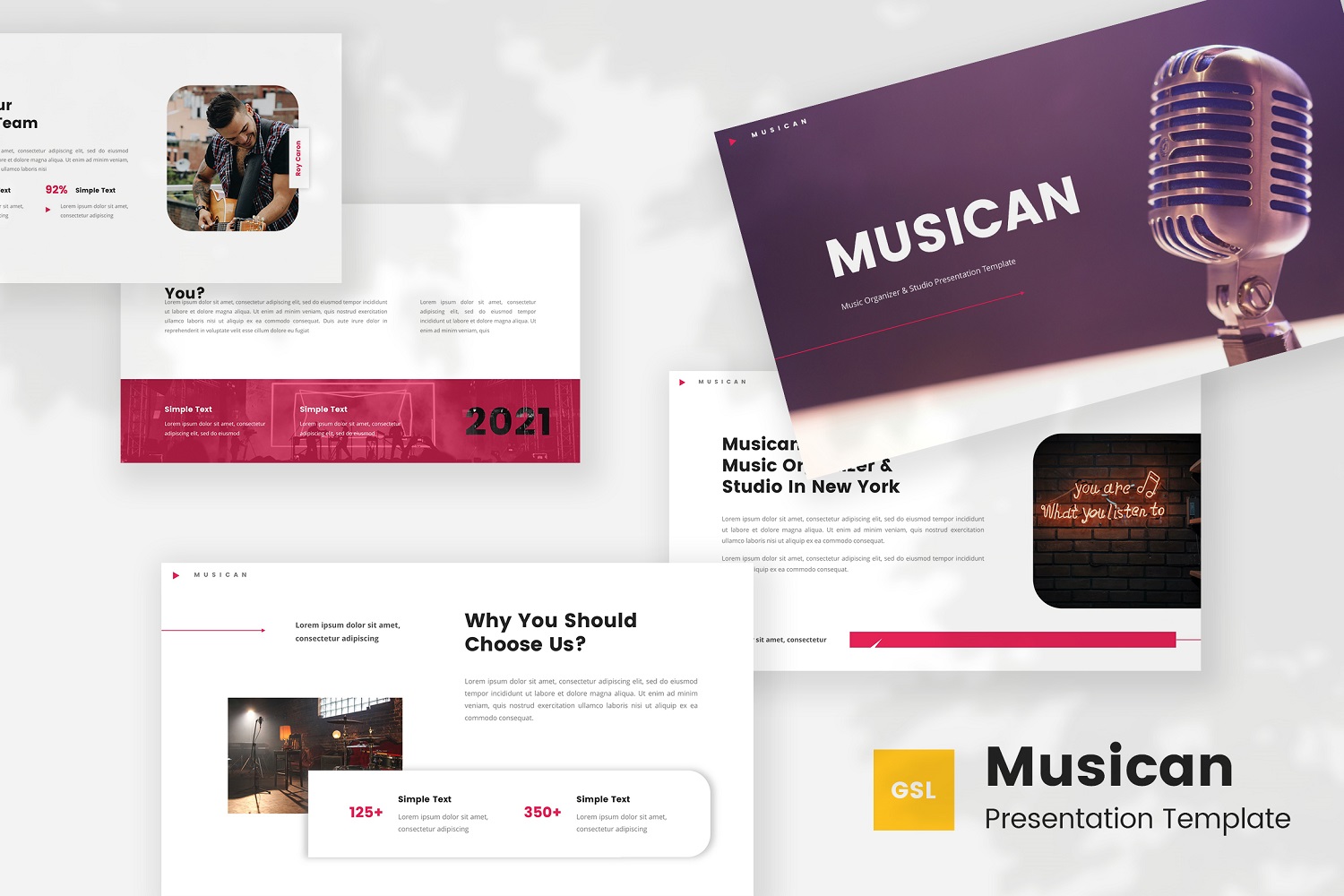 Template #179600 Musical Artist Webdesign Template - Logo template Preview