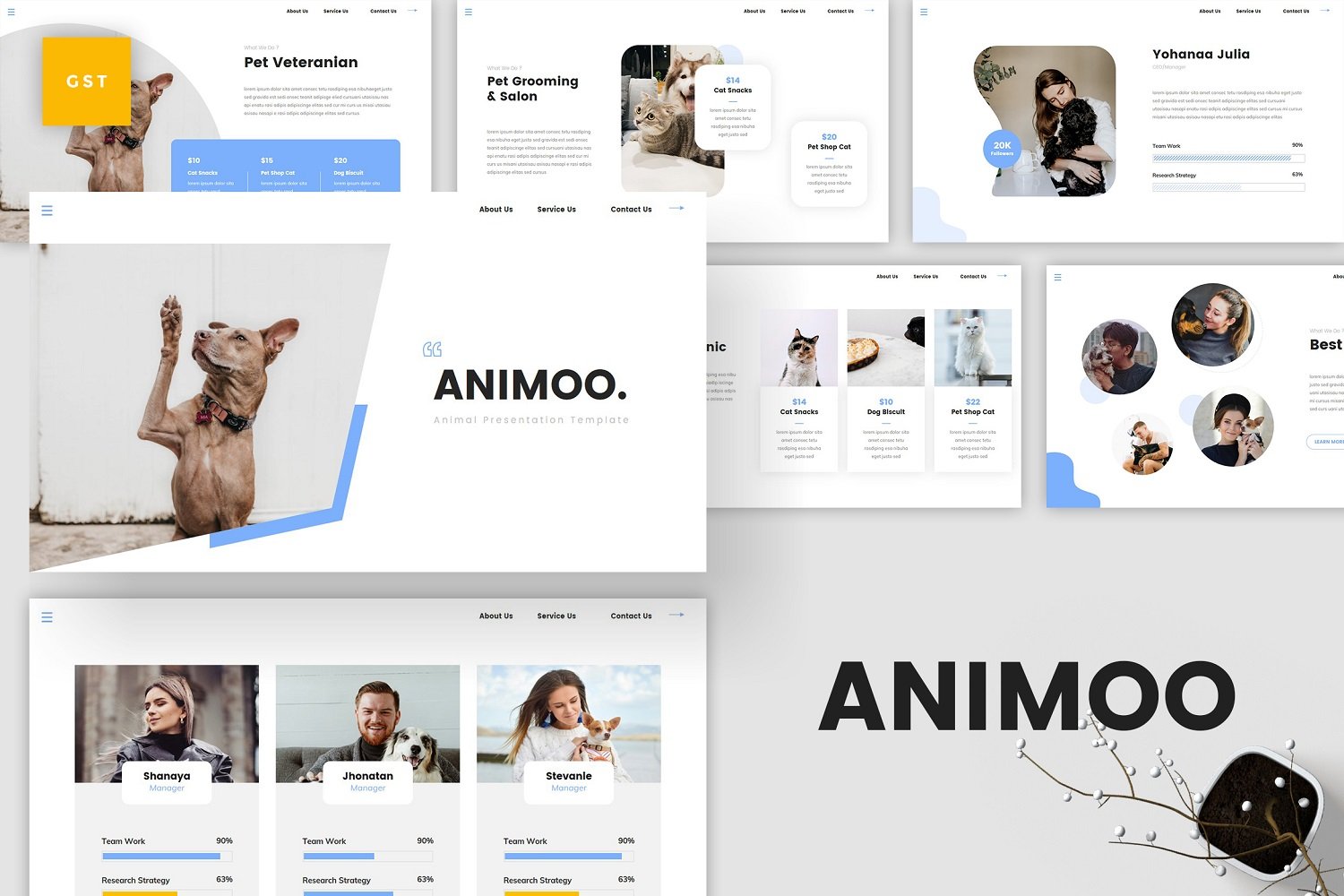 Kit Graphique #179610 Animal Animal Divers Modles Web - Logo template Preview