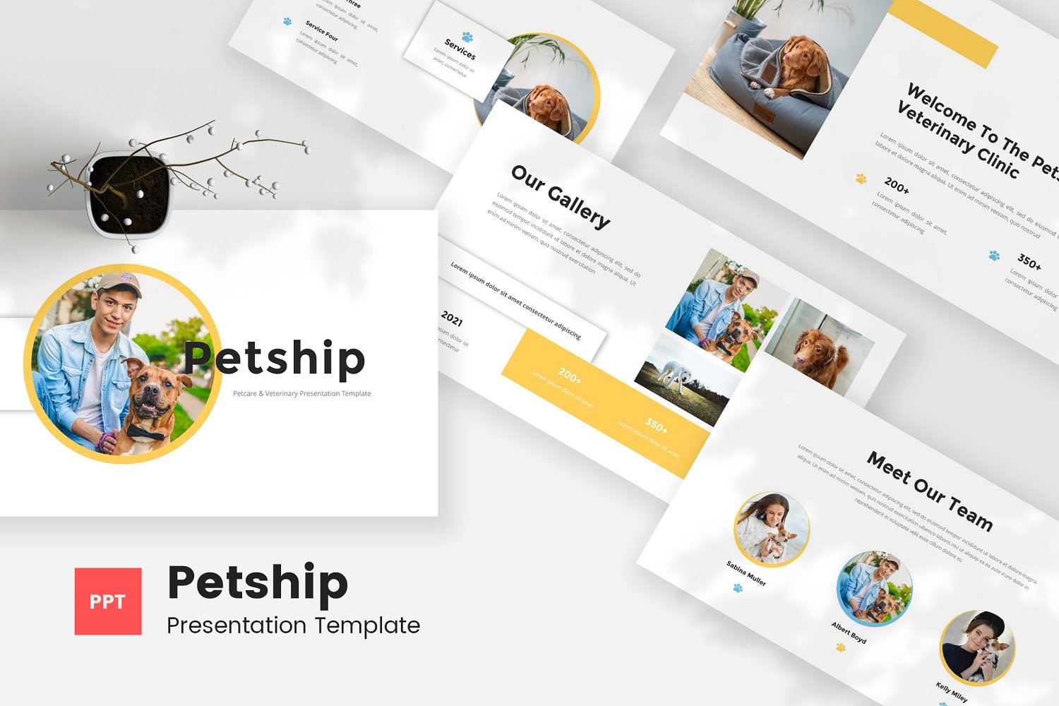 Template #179625 Pet Care Webdesign Template - Logo template Preview