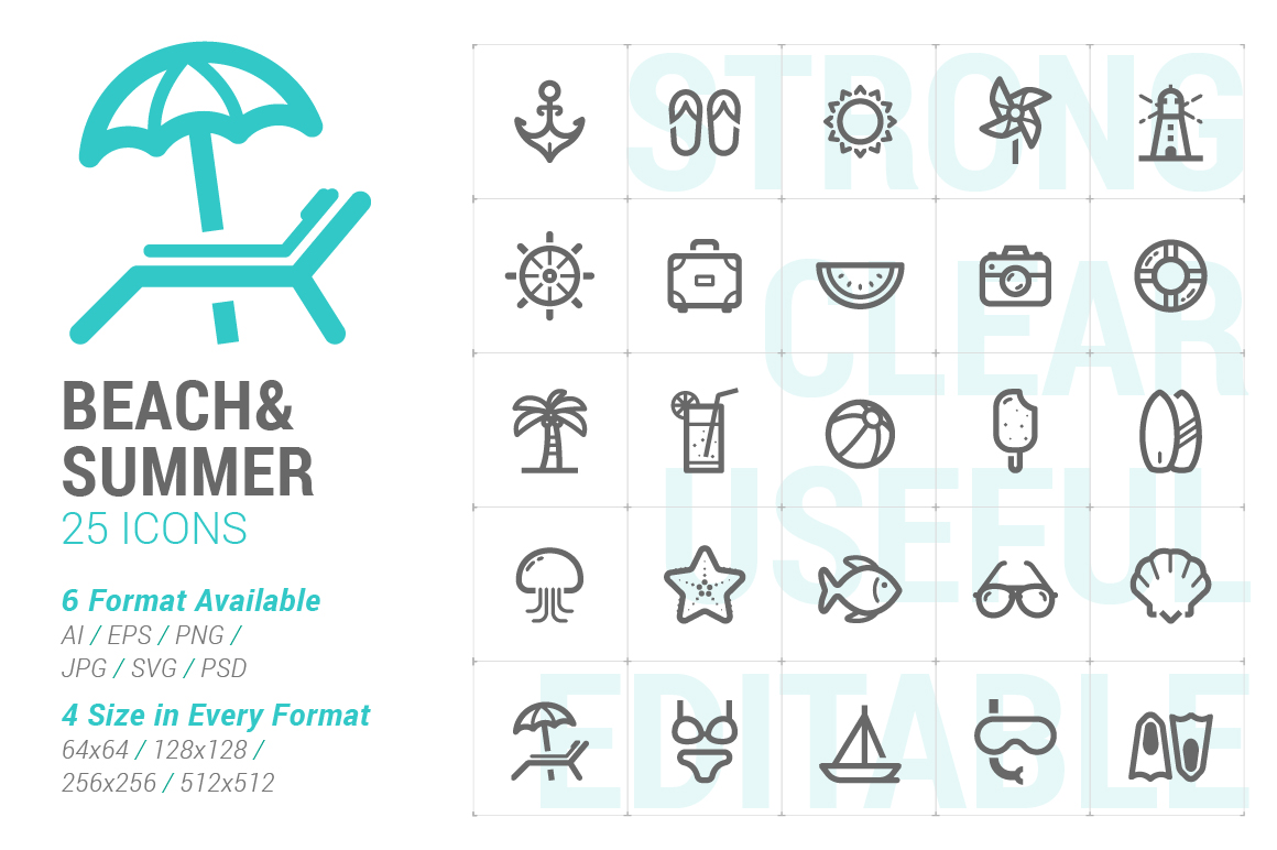 Kit Graphique #179648 Beach Vacances Divers Modles Web - Logo template Preview