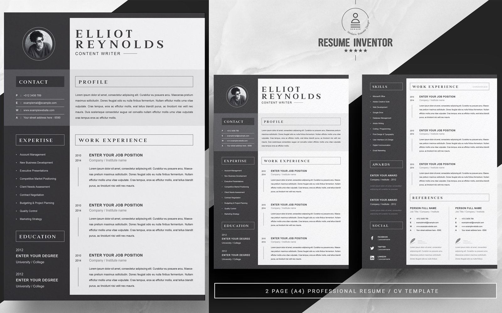 Kit Graphique #179687 Clean Cv Divers Modles Web - Logo template Preview