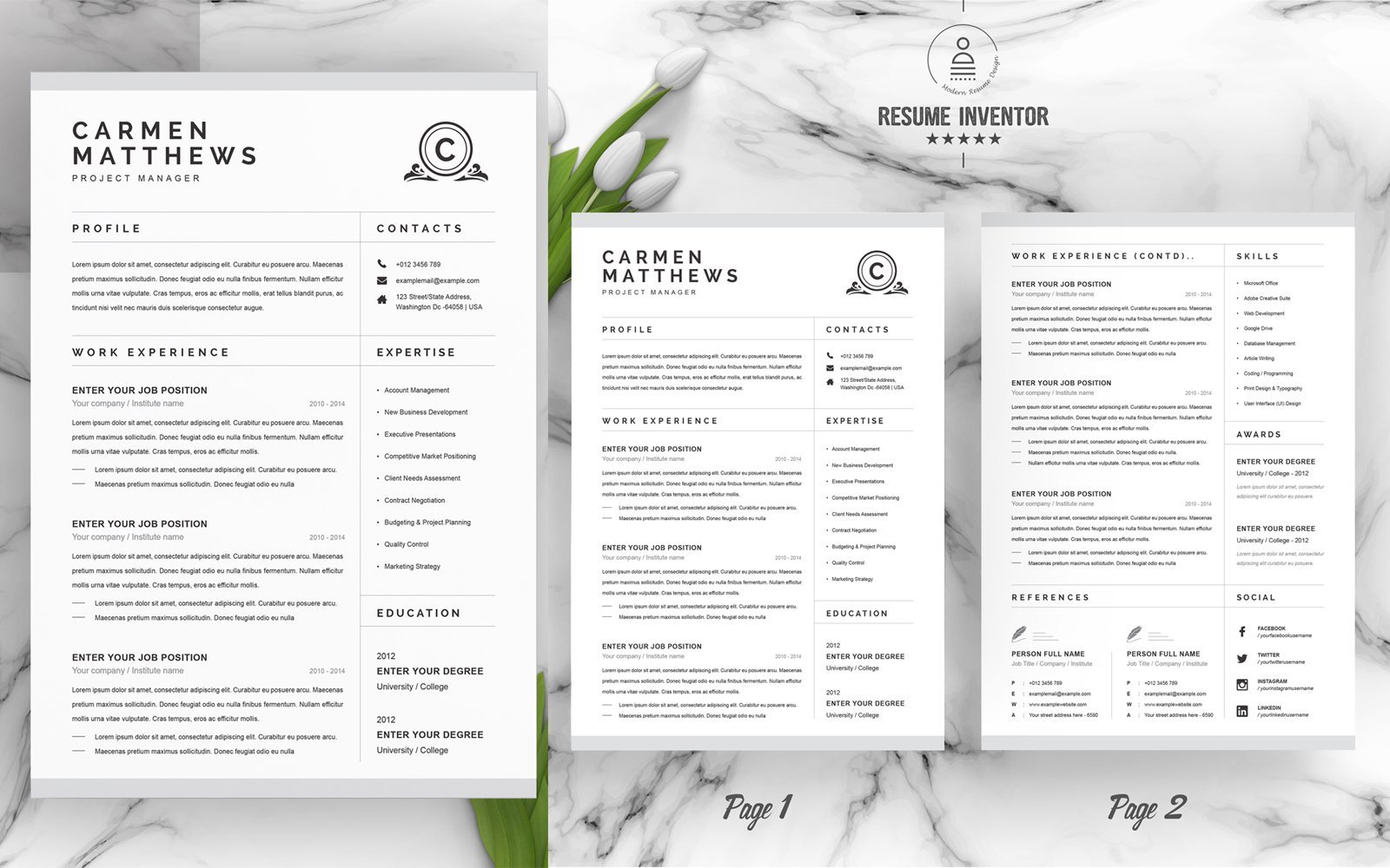 Kit Graphique #179688 Clean Cv Divers Modles Web - Logo template Preview