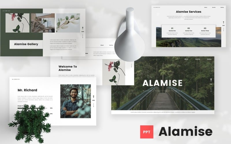 Alamise - Aesthetic Powerpoint Template PowerPoint Template