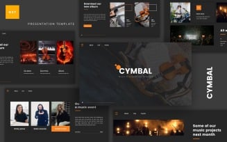 Cymbal - Music Google Slides