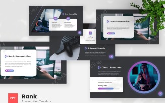 Rank - Video Game Powerpoint Template