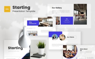 Starting - Company Profile Google Slides Template