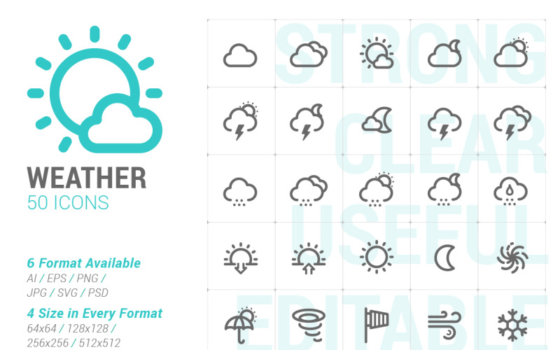 Weather Mini Icon Icon Set