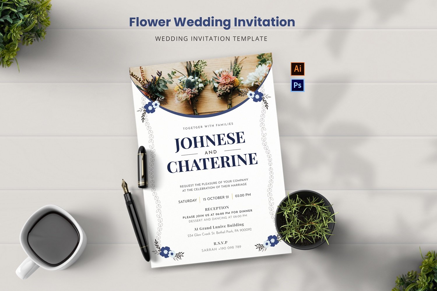 Kit Graphique #179758 Invitation Business Divers Modles Web - Logo template Preview