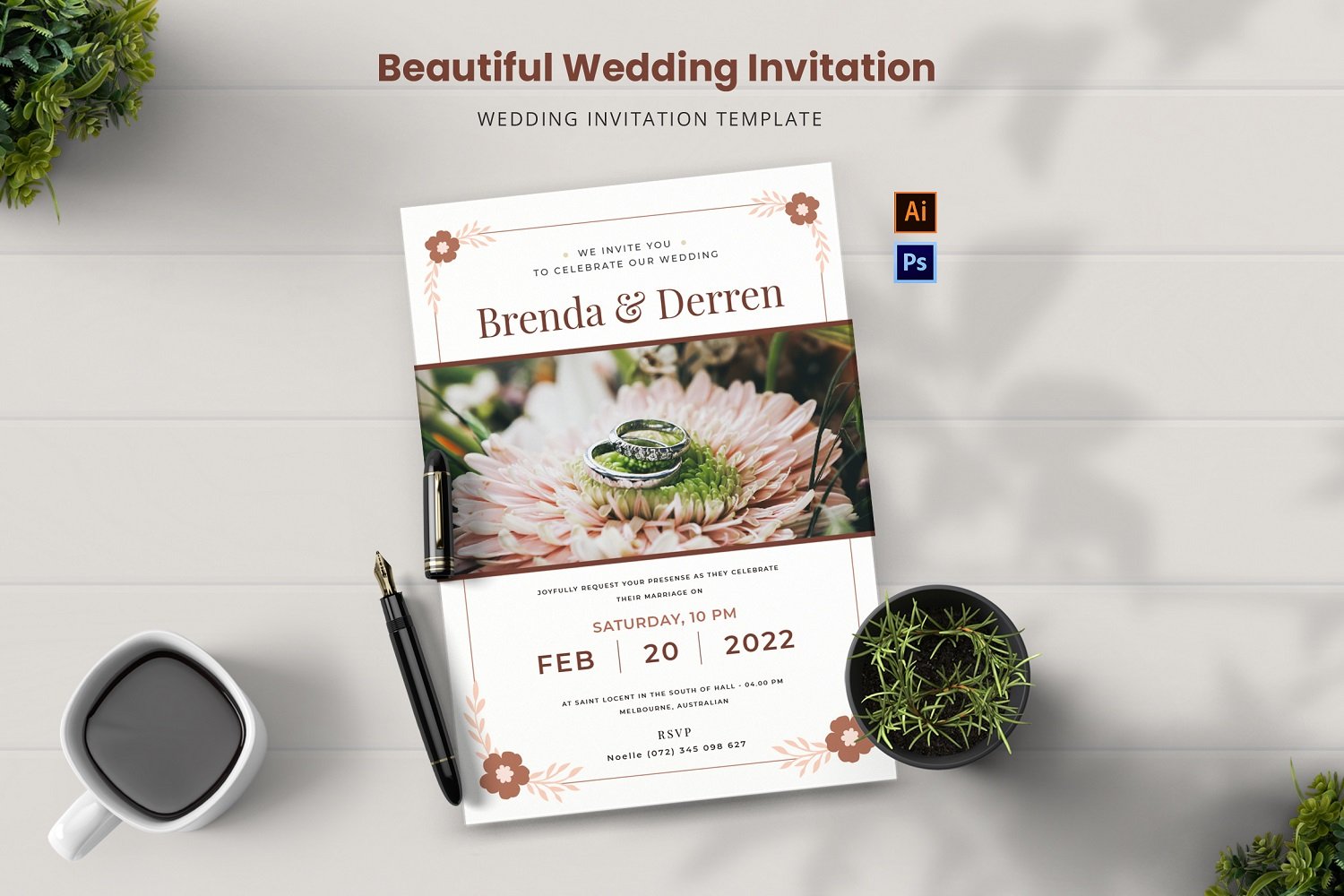 Template #179766 Design Invitation Webdesign Template - Logo template Preview