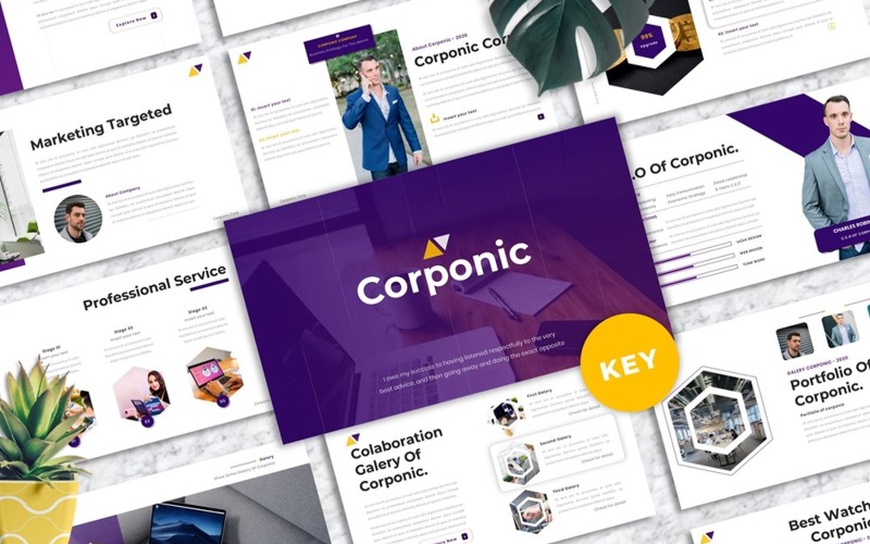 Corponic - Business Keynote Keynote Template