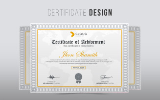 Jhon Shamith - Creative Certificate Template
