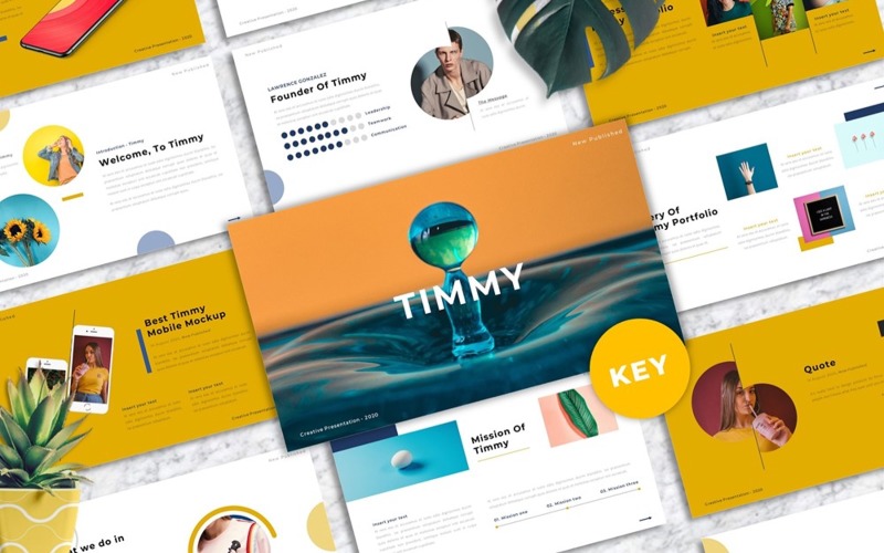 Timmy - Creative Keynote Keynote Template