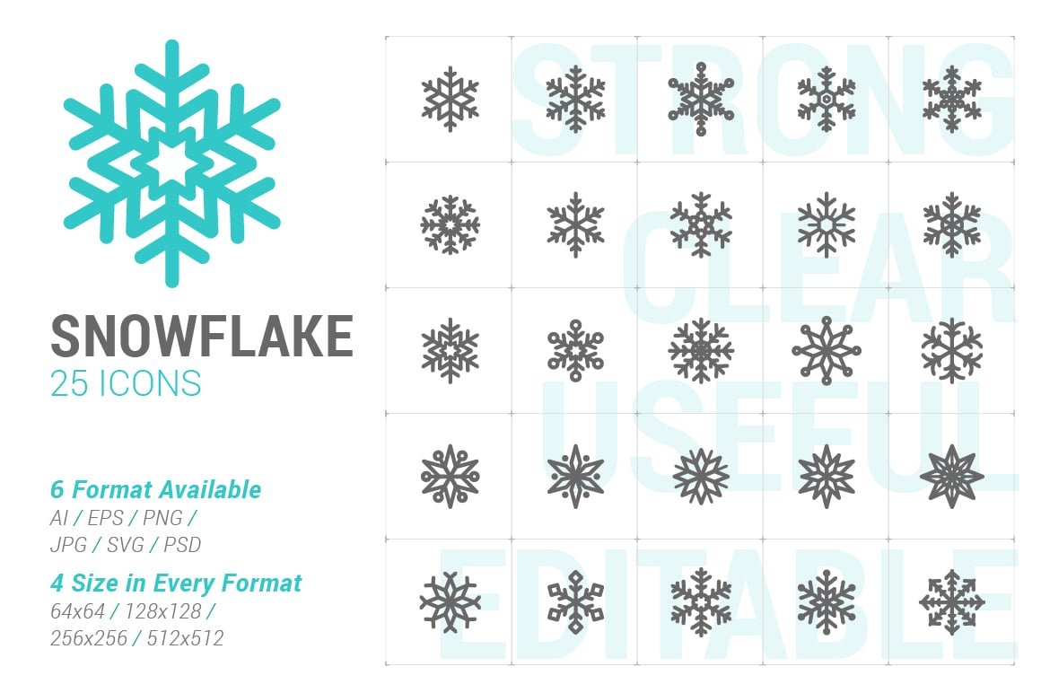 Kit Graphique #179886 Snowflake Vector Divers Modles Web - Logo template Preview