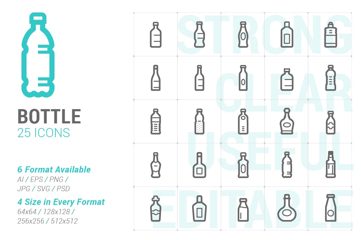 Kit Graphique #179890 Bottle Soda Divers Modles Web - Logo template Preview