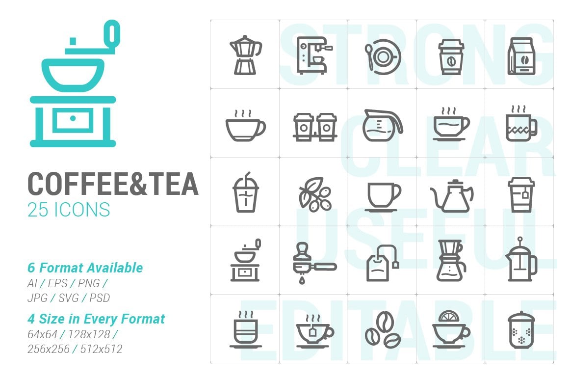 Template #179899 Tea Cafe Webdesign Template - Logo template Preview